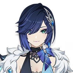 Karakter Yelan untuk halaman kontak